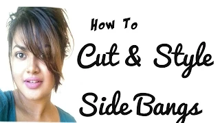 Messy Side Swept Bangs CUT STYLE TUTORIAL ROCHELLEWICK