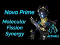 Warframe Nova Prime Build Nourish Sustain CC Setup Molecular Fission Synergy