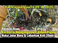 Download Lagu MANTAP‼️ Excavator Babat Kebon Pisang Buka Jalur Baru \u0026 Buat Tanggul Mulai Jembatan #dedimulyadi