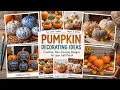 57 Pumpkin Decorating Ideas Carved Pumpkin Cluster Setups and No Carve Halloween Paint Ideas 2026