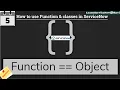 Day 5 Learn JavaScript on ServiceNow Platform Function Javascript Classe object this object