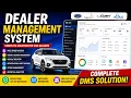 Dealer Management System for Car Showroom PHP MySQL jQuery AJAX Complete DMS Source Code