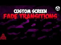 Custom Screen Fade Transitions in Unity using Shader Graph