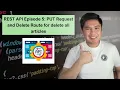 REST API Episode 5 PUT Request and Delete Route for delete all articles