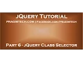 jQuery class selector