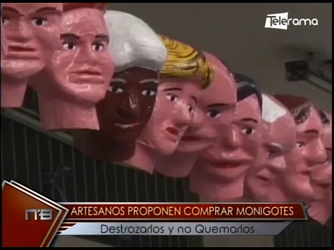 Artesanos proponen comprar monigotes destrozarlos y no quemarlos