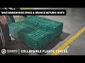 How Foldable Plastic Crates Improve Empty-Return Logistics