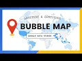 Bubble Map in Data Studio with Geo Coordinate Latitude Longitude Google Map Chart for Beginner