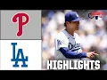Philadelphia Phillies vs Los Angeles Dodgers Full Game Highlights ESPN MLB