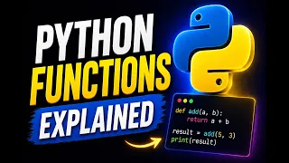 Python Functions Explained for Beginners def Parameters Return Values More
