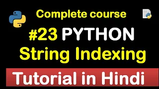 String Index in python Complete Python tutorial 2020