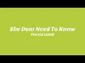 Download Lagu SHE DONT NEED TO KNOW - The Kid LAROI - Instrumental