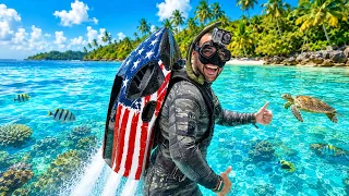 Testing Worlds FASTEST Underwater JETPACK!! (SHARKMODE)