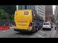 NYCT Bus 2025 Prevost X3-45 on the SIM6 and SIM5 in Manhattan Midtown Downtown