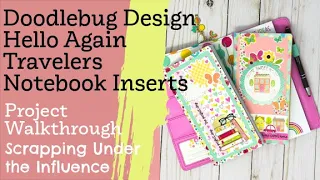 Doodlebug Hello Again Travelers Notebook Inserts - Doodlebug Design Team