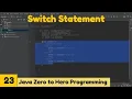 Switch Statement Java 2021Complete Java Master Class Zero to Hero Programming Udemy Course