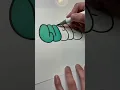 COLORING BUBBLE LETTERS
