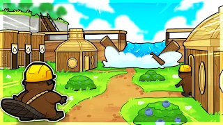 I forced beavers to build or die