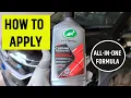 How to apply Ceramic Polish and Wax Turtle Hybrid Solutions