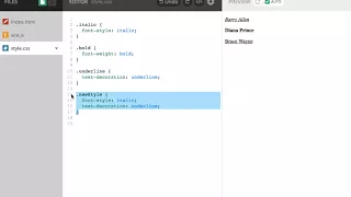 CSS Combining Classes and Style Rules