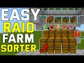 EASY Raid Farm Item Sorter Minecraft 1 21 Bedrock Mcpe Ps4 Xbox