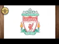 How to draw the liverpool badge step by step