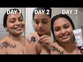 Tattoo Healing Day 1-3 Removing My Second Skin The First 72 Hours