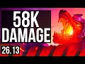NASUS vs RIVEN TOP Good KDA 8 58K damage Stormraider s Surge NA Master 26 13