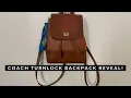 Coach Turnlock Backpack on Vacation