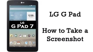 LG G Pad - How to Take a Screenshot H2Tech s