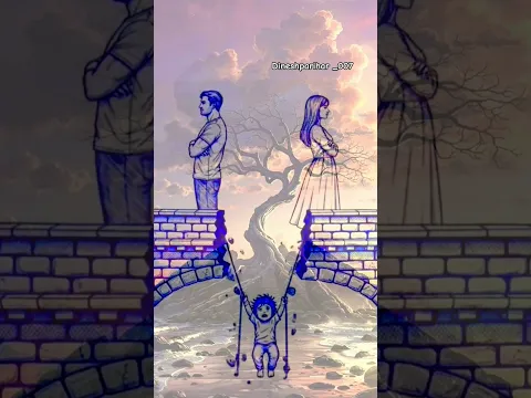 The heartbreaking impact of a broken relationship on children..π₯ #shorts #brokenfamily #trending