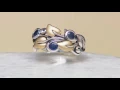 Barbara Bixby Sterling 18K Precious Gemstone Vine Ring on QVC