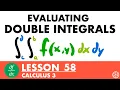 Evaluating Double Integrals Calculus 3 Lesson 58 - JK Math