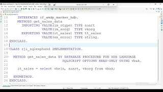 43 CDS View AMDP - SQL Script Exception Handler