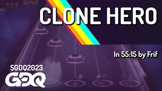 Clone Hero by Frif in 55 15 - Summer Games Done Quick 2023