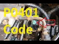 Causes and Fixes P0401 Code Exhaust Gas Recirculation Flow Insufficient Detected