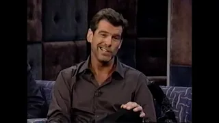 pierce brosnan on late night august 4 1999