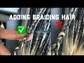 How To Easily Extend Braids For Longer Length or Ombre Effect Best Braid Extension Method