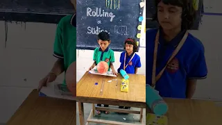 Roll or Slide Maths activity for class 1