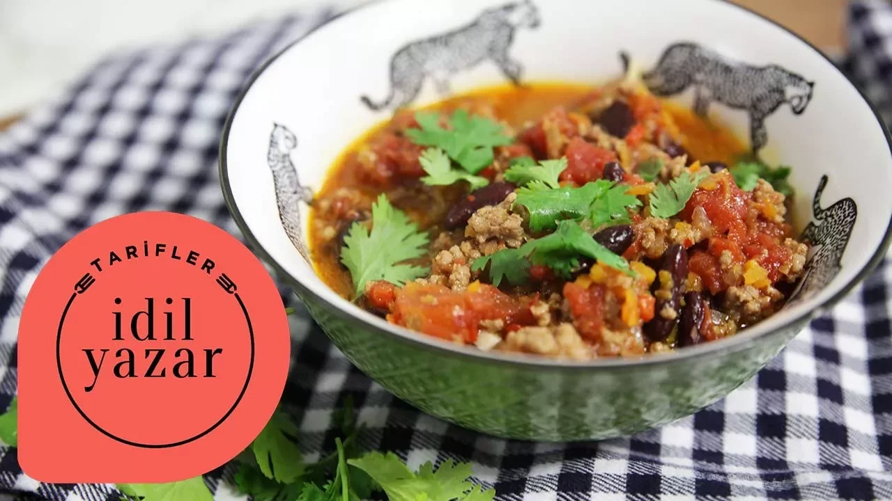 
          
          
          
            
            Chili Con Carne Tarifi | Kıymalı Meksika Fasulyesi Tarifi | İdil Yazar ile Yemek Tarifleri
          
        . 