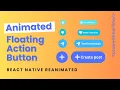 Animated Floating Action Button React Native reanimated