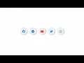 Social media icons hover effects using pure HTML CSS