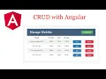 Crud operations with angular Crud operations in angular CRUD Angular CRUD operations Angular