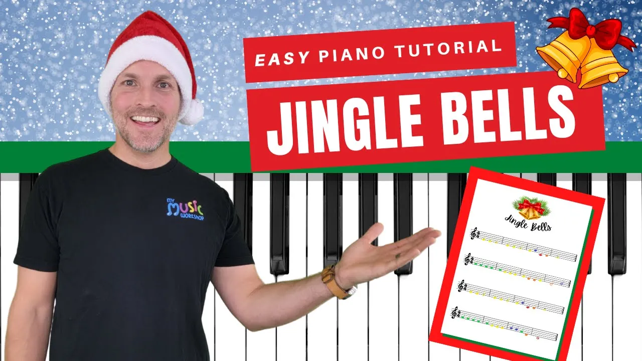 Easy Jingle Bells Piano Tutorial - Beginner Easy Jingle Bells Piano Tutorial - Beginner