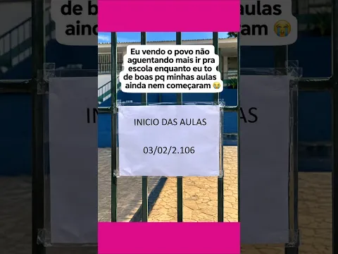 🚨 ENQUANTO VOCÊS ESTÃO SOFRENDO NA ESCOLA, EU TÔ DE FÉRIAS 💀😭 KKKKK