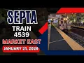 SEPTA Paoli Thorndale Line Train 4539 at Market East Silverliner IVs Jan 21 2026