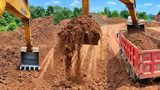 The Process Of Soil Excavation And Transportation P2054