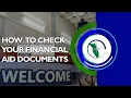How to Check Financial Aid Documents