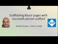 Scaffolding Blazor pages with microsoft dotnet-scaffold