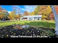 Maine Farmhouse On 8 Acres ME Real Estate New England Farms Cheap Old Houses Life